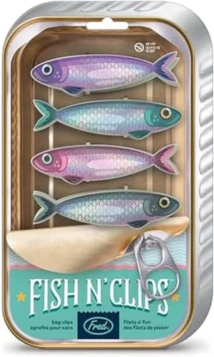 Vista 7 de Genuine Fred CHIP KICKERS - Juego de 4 clips para bolsas de botas vaqueras, con temática occidental, clips duraderos para almacenamiento