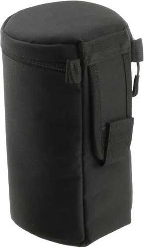 Vista 5 de Navitech Black Water Resistant Camera Lens Protective Case Pouch - Compatible with Samyang XP 50mm F1.2 Lens