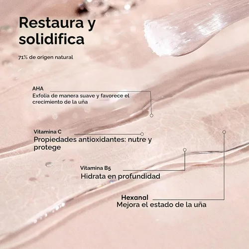 Vista 4 de MANUCURIST • Capa base S.O.S. • Enriquecido con vitaminas C y B5 Transparente