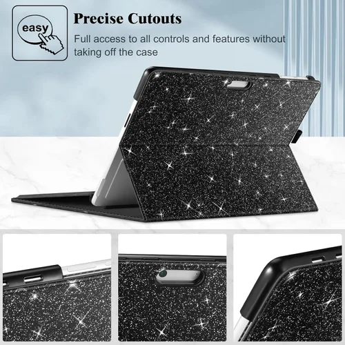 Vista 7 de Fintie Funda para Microsoft Surface Pro 11/10/9 de 13 pulgadas - Cubierta tipo cartera de negocio con múltiples ángulos de visualización