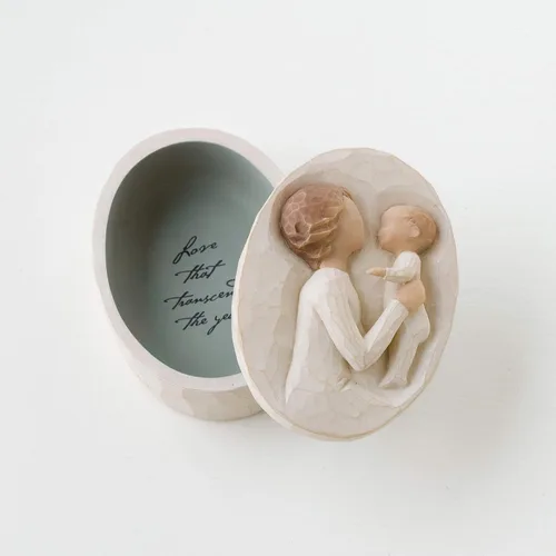 Vista 4 de Willow Tree Abuela, amor que trasciende los años, caja para joyas y tesoros, recordatorio de aquellos que amas que te llaman abuela, caja
