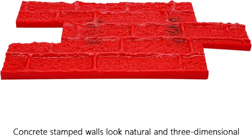 Vista 7 de 22 "x 12" Pu Concrete Stamp Mat, grande decorativo hormigón piso cemento yeso impresión textura sello Mat cemento sellado sellos de poliuretano