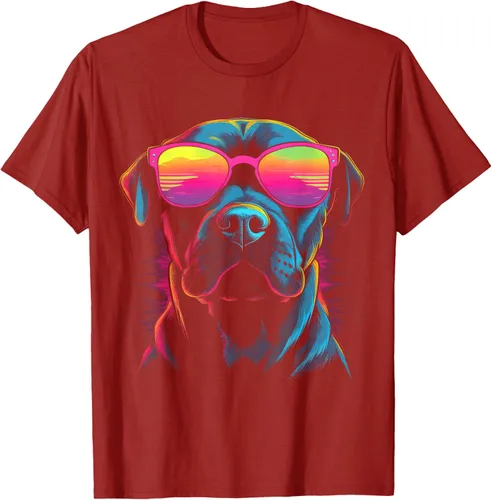 Vista 54 de Pit Bull Mom Dog Lover Colorido Artistic Pitbull Owner - Camiseta para mujer, Negro