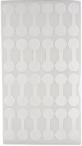 Vista 11 de CuteBox - Etiquetas de reparación, precio e identificación de joyas, 1000 unidades, mancuerna blanca rectangular Tyvek, autoadhesivas para anillos