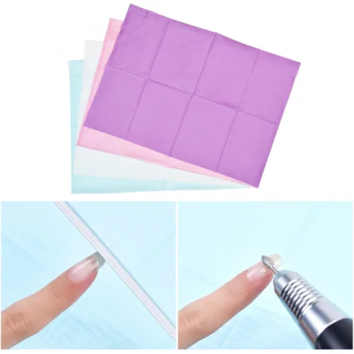 Vista 4 de KADS Tapete de mesa de manicura, protector de mesa desechable para arte de uñas, impermeable, protector de escritorio para profesionales
