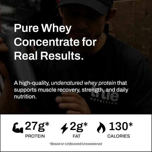Vista 8 de True Nutrition Concentrado de proteína de suero en polvo, 0.85 oz de proteína de suero completo por porción, alto contenido de leucina, perfil
