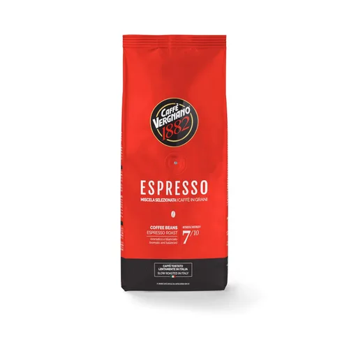 Vista 20 de Caffe Vergnano 1882 Antica Bottega Espresso de grano entero arábica tostado medio – Granos de café italianos chocolate, nueces y notas de caramelo