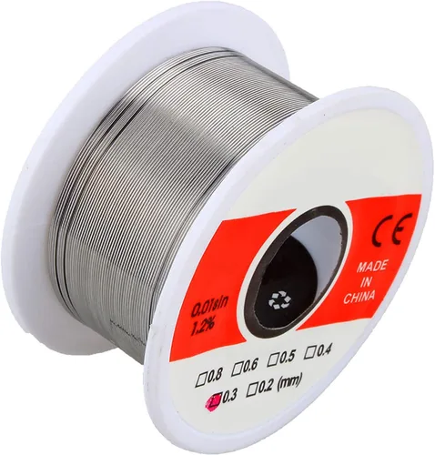 Vista 3 de 1.76 oz 0.012 in estaño resina núcleo soldadura alambre sn60 40 fundente 1.2% para soldadura eléctrica placa de circuito DIY electrodomésticos