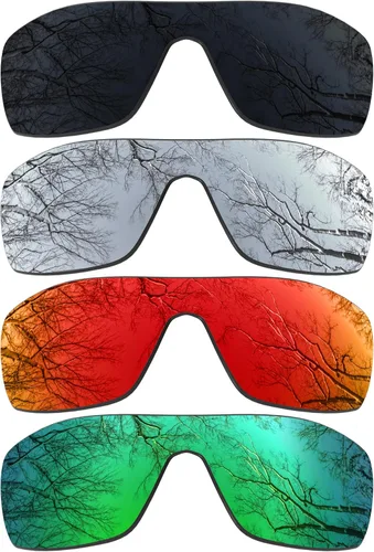 Vista 10 de ToughAsNails 3 pares de lentes de repuesto polarizadas para Oakley Oil Rig Pack-BS25