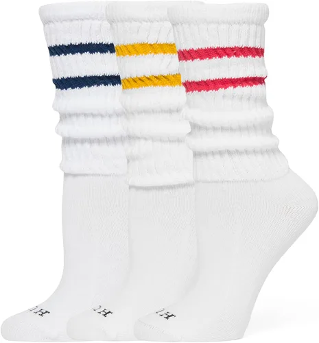 Vista 8 de HUE Paquete de 3 pares de calcetines holgados para mujer Paquete Azul País