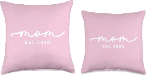 Vista 3 de Mom Est 2030 Custom Mom Personalized Mother’s Day Customized Throw Pillow
