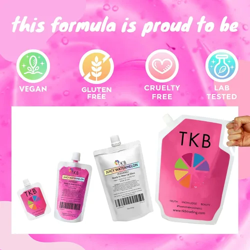 Vista 4 de TKB Jelly Gloss (Flexagel), base de brillo de labios para brillo de labios de bricolaje, listo para formular, hidratante, alto brillo, aroma