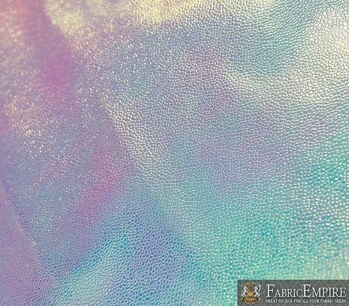 Vista 4 de Fabric Empire The Yard - Tapicería de vinilo en relieve, holograma de burbujas holográficas, tela brillante de 54 pulgadas de ancho, vendido por The