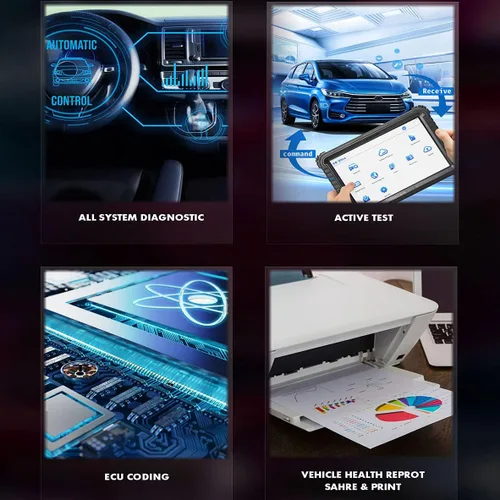 Vista 3 de iCarsoft Herramienta de diagnóstico automotriz ultra avanzada CR