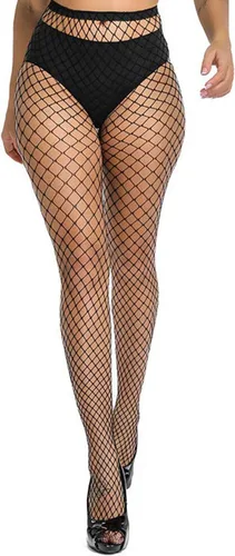 Vista 11 de Medias de Red para Mujer, Medias de Cintura Alta, Medias Sexys, Medias Transparentes, Medias de Malla negro_1