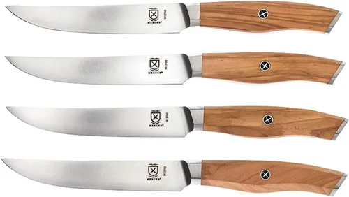 Vista 23 de Cuchillo de chef, Mercer Culinary Renaissance, forjado de 8 pulgadas, cuchillo de pelar forjado 63.5 cm , 2.5", Negro