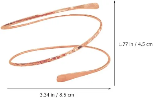 Vista 6 de Holibanna Pulseras de dijes de 3 piezas, brazalete para la parte superior del brazo, brazalete ajustable, joyería para mujeres y niñas, regalos