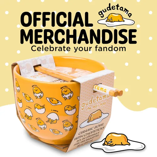 Vista 56 de Silver Buffalo Hello Kitty y sus amigos Chococat - Tazón de cerámica para ramen y arroz con palillos, patrón a cuadros, apto para microondas, 20