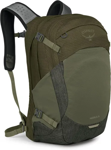 Vista 8 de Osprey Mochila de Viajero Nebula, Atlas Blue/Heather bolso diario, paquete del campus, portátil llevar, color azul