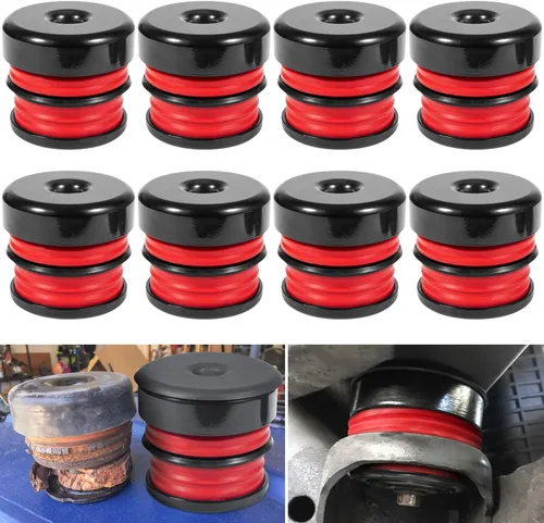 Vista 11 de Kit de montaje de cuerpo de silicona para 2008-2016 Ford F-250 F-350 cabina doble Monturas de cabina de silicona superiores Bujes de montaje