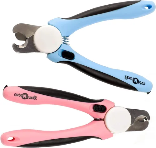 Vista 12 de Cortauñas profesional para mascotas, color rosa, grande