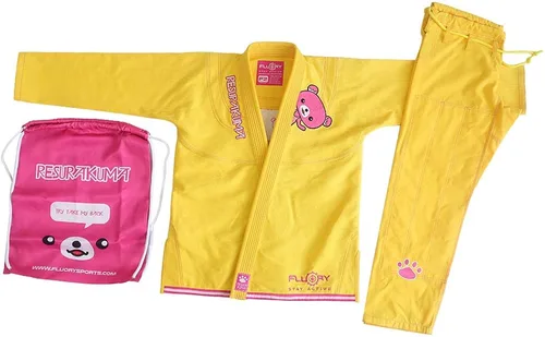 Vista 3 de FLUORY BJJ Gi - Traje brasileño Jiu Jitsu para mujer, kimonos para mujer, uniforme BJJ