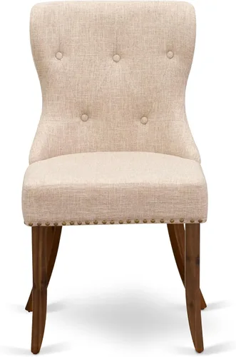 Vista 7 de East West Furniture AMSI3-AWA-04, mediano Marrón