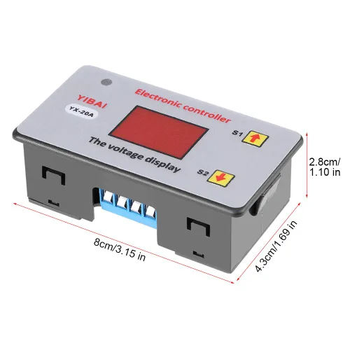 Vista 9 de Controlador de batería, batería de 12 V, corte de bajo voltaje, interruptor automático, protección de bajo voltaje con indicador LED