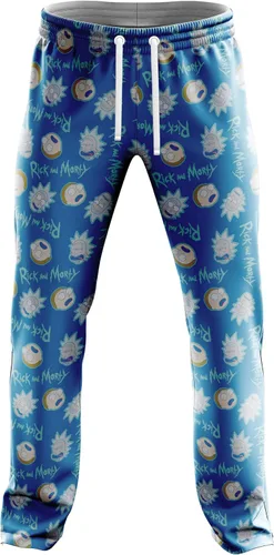 Vista 3 de RICK AND MORTY Conjunto de salón para hombre en caja de regalo con camiseta, pantalones y calcetines con múltiples opciones de impresión en tallas