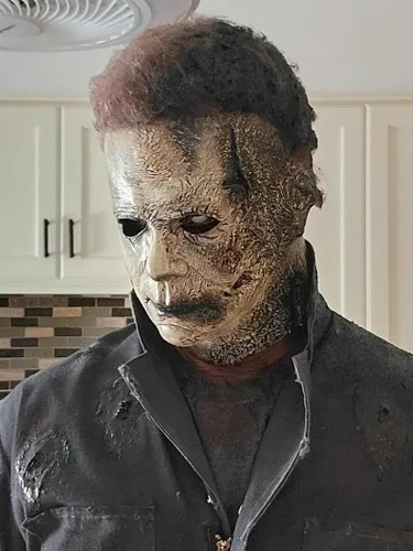 Vista 5 de Beita Halloween Michael Mask Halloween Horror Scar Mask Amarillo
