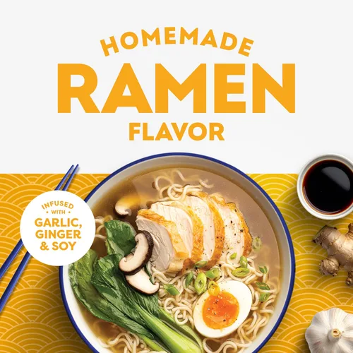 Vista 4 de SWANSON S Caldo de pollo ramen, cartón de 32 onzas