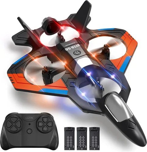 Vista 24 de 4DRC RC Planes Aviones de control remoto para niños y adultos, negro, 2