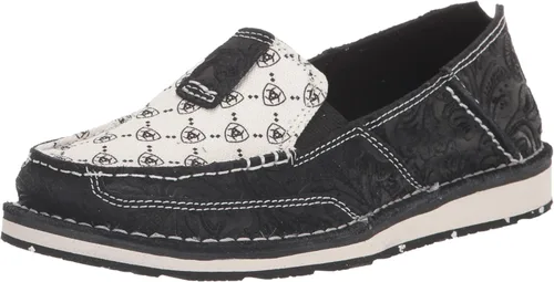 Vista 26 de ARIAT R.e.a.l. - Jeans elásticos de tiro medio para mujer Álamo Marrón/Gris Piedra