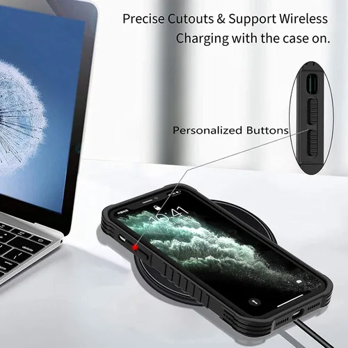 Vista 5 de Funda compatible con iPhone XR para hombres y niños, resistente a los golpes, funda de policarbonato duro de silicona suave, resistente a
