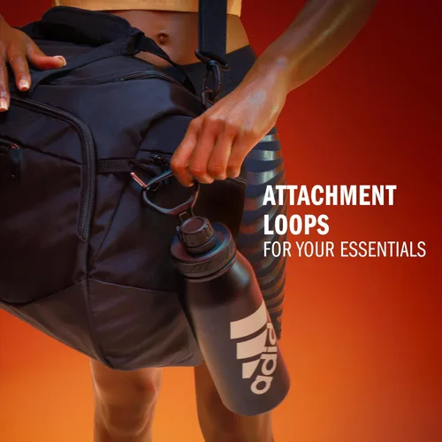 Vista 6 de adidas Defender 5.0 - Bolsa de lona duradera para deportes, gimnasio y viajes