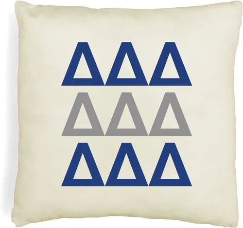 Vista 52 de sockprints Alpha Chi Omega - Funda de almohada con letras griegas de 18 x 18 pulgadas, fundas de almohada para hermandad de hermandad, almohada