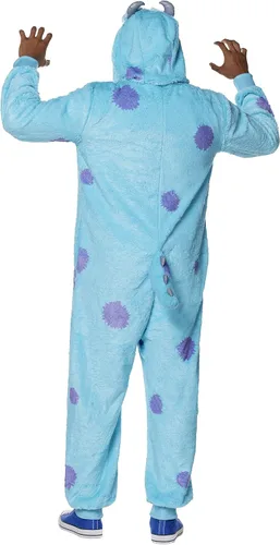 Vista 2 de Spirit Halloween Monsters Inc. Disfraz de Sulley Union para adultos Con licencia oficial Disfraz de grupo Disney Pixar