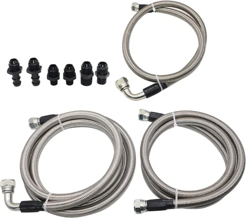 Vista 7 de Priprilod Kit de líneas de refrigeración de transmisión manguera resistente compatible con Dodge Ram 47RE 1996 1997 1998 1999 2000 2001 2002