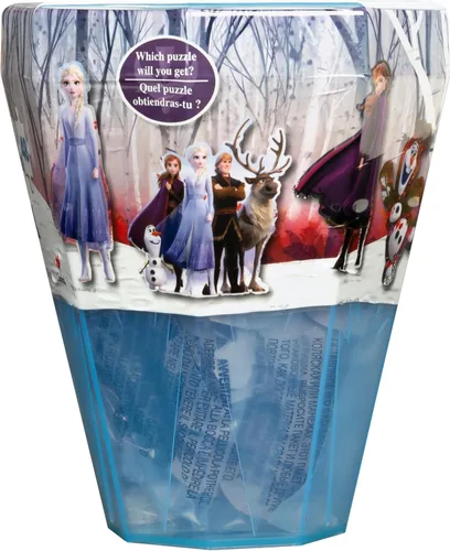 Vista 3 de Frozen Games Disney Frozen 2 - Rompecabezas sorpresa de 48 piezas en estuche de plástico con forma de gema