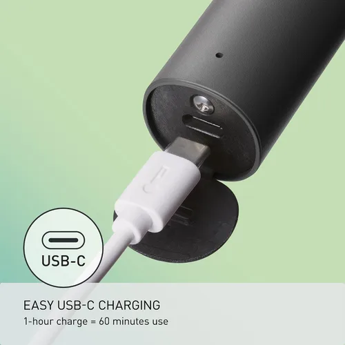 Vista 4 de Panasonic Maquinilla de afeitar eléctrica para hombres, afeitadora en seco y húmedo con sistema de corte de 3 cuchillas, mango ergonómico y carga