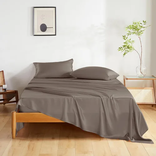 Vista 11 de Juego de sábanas de seda THXSILK 3 piezas, juego de sábanas tamaño Twin XL, sábanas frescas y transpirables con 1 sábana encimera, 1 sábana bajera
