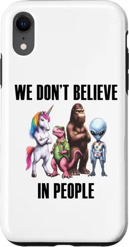 Vista 8 de Funda para iPhone 14 Unicornio Bigfoot Dinosaurio Alien Misteriosos Seres Legendarios