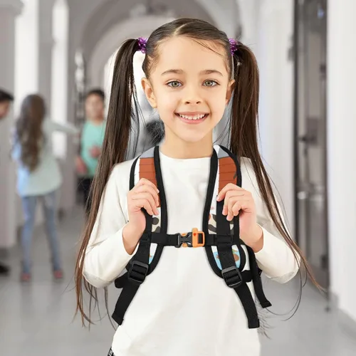 Vista 7 de Mochila personalizada con nombre para niños, animales de granja, vaca, cerdo, oveja, caballo, burro, mochila para viajes de guardería, bolsas