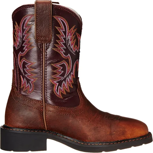Vista 6 de bota estilo vaquero con punta de acero para mujer Ariat Krista