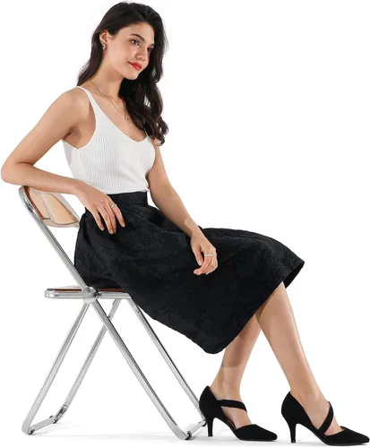 Vista 5 de mysoft Zapatos de tacón de aguja bajo con punta puntiaguda para mujer