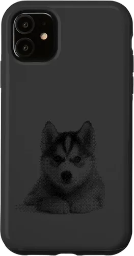 Vista 8 de Chic Husky Puppy for Dog Mom and Paw Parents Case for iPhone 16