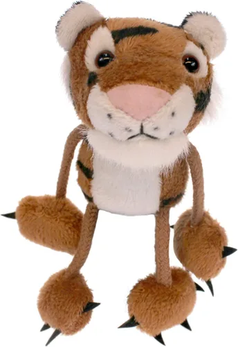Vista 2 de The Puppet Company Tigre dedo niños juguetes marionetas