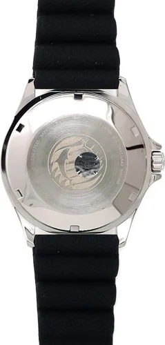 Vista 4 de ORIENT Mens buceo deportes automático 656.2 ft reloj con correa de goma esfera azul RA-AA0006L, Azul, Moderno