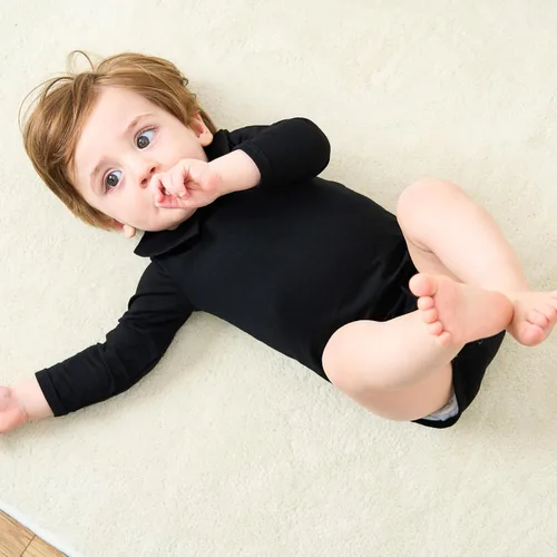 Vista 175 de pureborn Mameluco de algodón súper suave para bebés niños y niñas de 0 a 24 meses