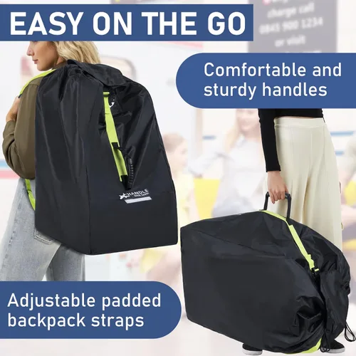 Vista 7 de Bolsa de viaje para asiento de coche para avión Verde